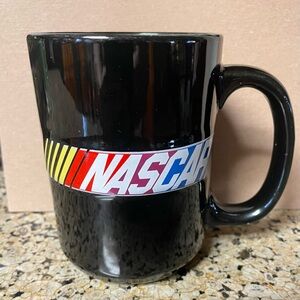 NASCAR Black Mug with Multicolor Logo